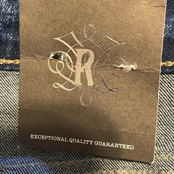 Rutherford Shorts Unisex Mens Size 34 Blue Denim Floral Streetware NWT - Picture 7 of 16